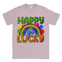 Lilac Happy go lucky LGBTQ+ Classic Tee - NancyCooperArtShop