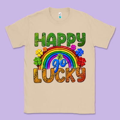 Happy Go Lucky Lgbtq+ Classic Tee Designed By Nancycooperartshop