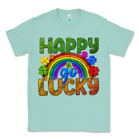 Seafoam Happy go lucky LGBTQ+ Classic Tee - NancyCooperArtShop