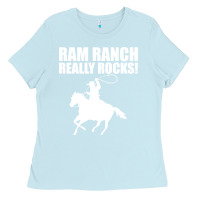 Baby Blue Ram Ranch Really Rocks! Ladies Tee - Bettercallsaul