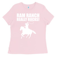 Bubblegum Pink Ram Ranch Really Rocks! Ladies Tee - Bettercallsaul