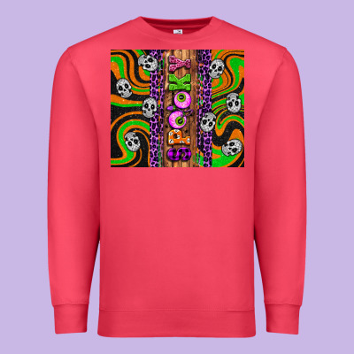 Spooky Premium Sweatshirt Designed By Artiststas