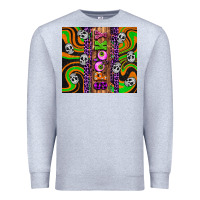 Heather Grey Spooky Premium Sweatshirt - Artiststas