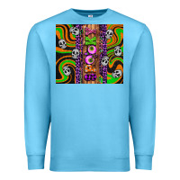 Ocean Blue Spooky Premium Sweatshirt - Artiststas