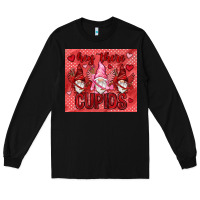 Black Hey there Cupids with gnomies tumbler Long Sleeve Tee - HowdyJamesFarm