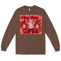 Chestnut Hey there Cupids with gnomies tumbler Long Sleeve Tee - HowdyJamesFarm