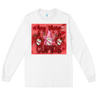 White Hey there Cupids with gnomies tumbler Long Sleeve Tee - HowdyJamesFarm