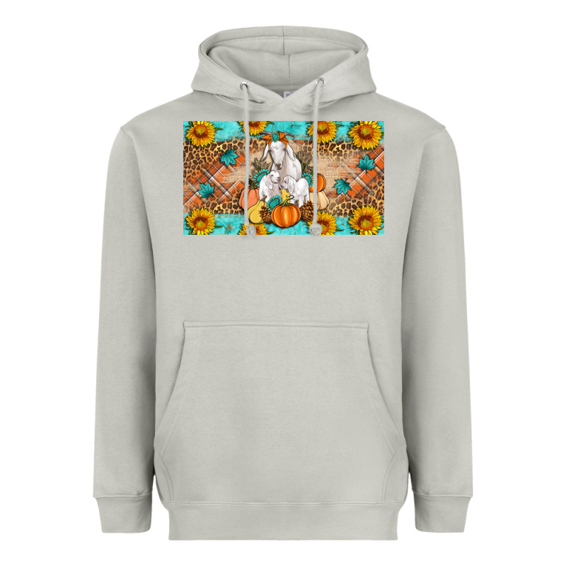 Goat Family Fall Pumpkins Heavyweight Hoodie by Artiststas | Teevron