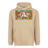 Mushroom Goat Family Fall Pumpkins Heavyweight Hoodie - Artiststas