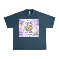 Midnight Navy i am allergic to stupidity Urban Heavy Tee - TumblerDesignByShophia