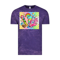 Cloud Purple retro summer Vintage Tee - TumblerDesignByShophia