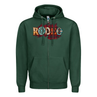 Sports Green Rodeo Christmas Zipper Hoodie - CowhideDigitalArt