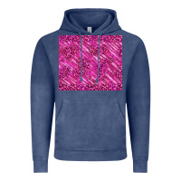 Pink Glitter With Leopard Pattern Vintage Hoodie | Teevron
