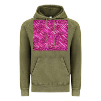 Vintage Olive pink glitter with leopard pattern Vintage Hoodie - TumblerDesignByShophia