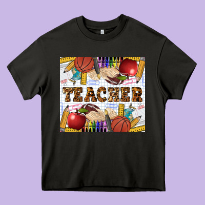 Western Teacher Tumbler Heavy Core Tee Designed By Lillyallendesigns