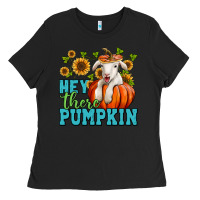 Black hey there pumpkin lamb Ladies Tee - Jasminsmagicworld