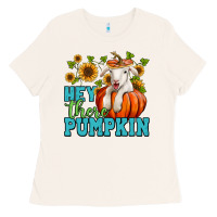 Bone hey there pumpkin lamb Ladies Tee - Jasminsmagicworld