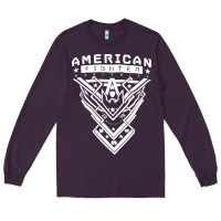 Plum American Fighter 3 Long Sleeve Tee - lanVoArt