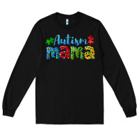 Black autism mama Long Sleeve Tee - CowGirlArtShop