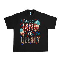 Black Sweet land of liberty 4th of july Urban Heavy Tee - HowdyJamesFarm