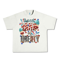 Pistachio Sweet land of liberty 4th of july Urban Heavy Tee - HowdyJamesFarm
