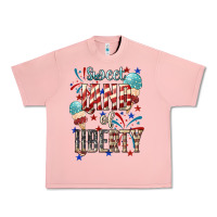 Salmon Sweet land of liberty 4th of july Urban Heavy Tee - HowdyJamesFarm