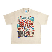 Sandshell Sweet land of liberty 4th of july Urban Heavy Tee - HowdyJamesFarm