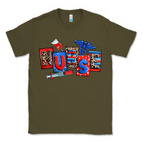 Army Green usa nurse Classic Tee - RanaPortraitStore