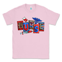 Bubblegum Pink usa nurse Classic Tee - RanaPortraitStore