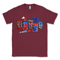 Burgundy usa nurse Classic Tee - RanaPortraitStore