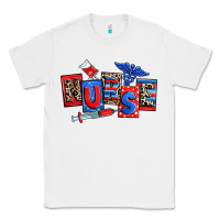 White usa nurse Classic Tee - RanaPortraitStore