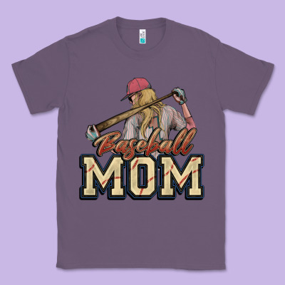 Baseball Mom Classic Tee Designed By Nancycooperartshop