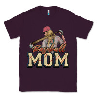 Plum Baseball Mom Classic Tee - NancyCooperArtShop