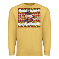 Antique Gold Stacked Christmas Farm Premium Sweatshirt - Artiststas