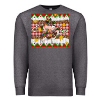 Charcoal Heather Stacked Christmas Farm Premium Sweatshirt - Artiststas