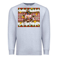 Heather Grey Stacked Christmas Farm Premium Sweatshirt - Artiststas