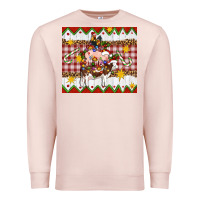 Pale Pink Stacked Christmas Farm Premium Sweatshirt - Artiststas