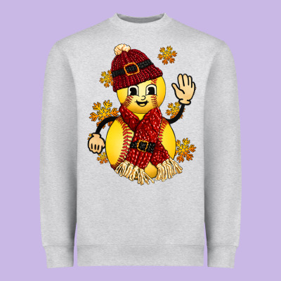 Softball Christmas With Hat And Glove Heavyweight Sweatshirt Designed By Fadigitalartstudio