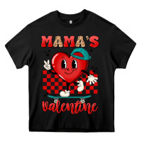 Black skater heart valentines day art Heavy Core Tee - LillyAllenDesigns