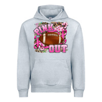 Heather Grey pink out Urban Hoodie - AdoDesignShop