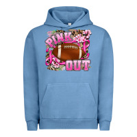 Pigment Pebble Blue pink out Urban Hoodie - AdoDesignShop