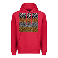 Cardinal safari animals seamless pattern Premium Hoodie - BundleAndBundleShop