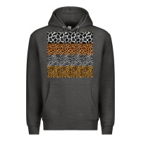 Charcoal Heather safari animals seamless pattern Premium Hoodie - BundleAndBundleShop