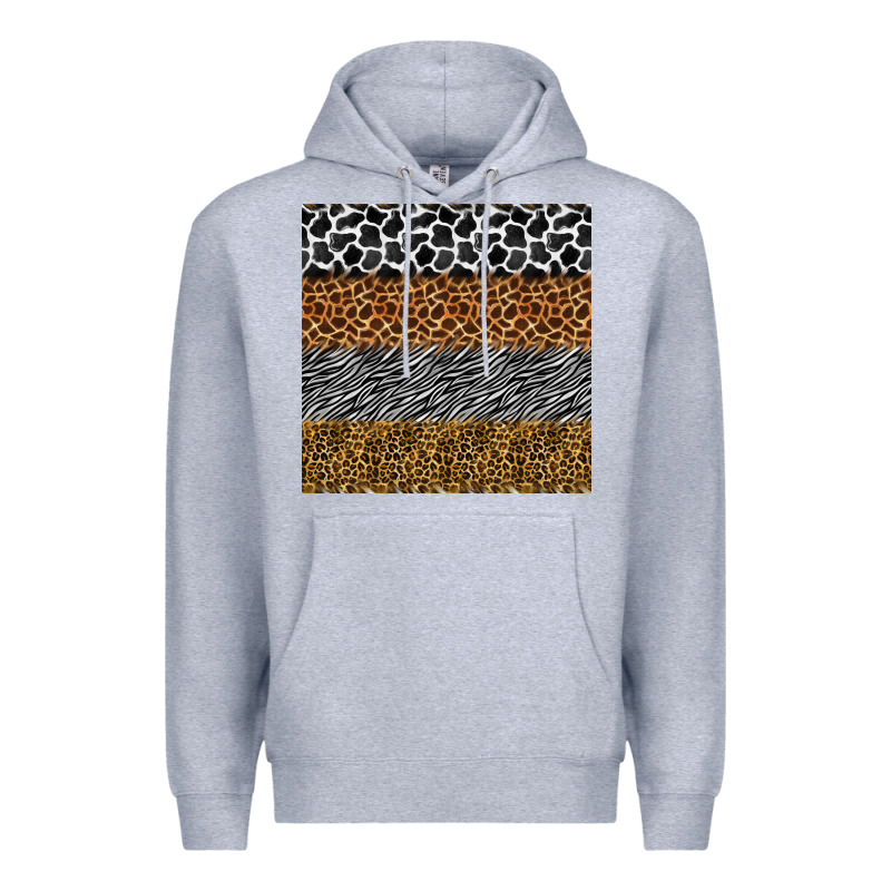 Safari Animals Seamless Pattern Premium Hoodie by BundleAndBundleShop | Teevron