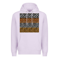 Lilac safari animals seamless pattern Premium Hoodie - BundleAndBundleShop