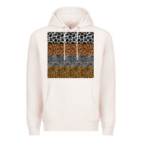 Pale Pink safari animals seamless pattern Premium Hoodie - BundleAndBundleShop