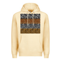 Pina Colada safari animals seamless pattern Premium Hoodie - BundleAndBundleShop