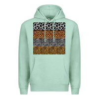 Seafoam safari animals seamless pattern Premium Hoodie - BundleAndBundleShop
