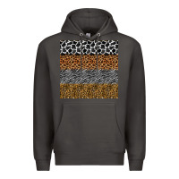Smoke safari animals seamless pattern Premium Hoodie - BundleAndBundleShop