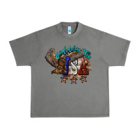 Tornado God bless the USA Eagle 4th of july Urban Heavy Tee - HowdyJamesFarm